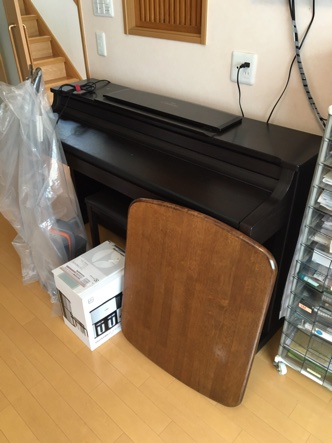加賀市のお客様 さんの不用品回収前の部屋の画像