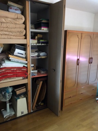 羽咋市のお客様 さんの不用品回収前の部屋の画像
